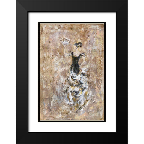 Jewel Dancer Black Modern Wood Framed Art Print with Double Matting by Wiley, Marta