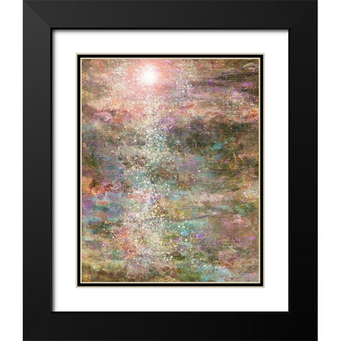 Lillies II Black Modern Wood Framed Art Print with Double Matting by Wiley, Marta