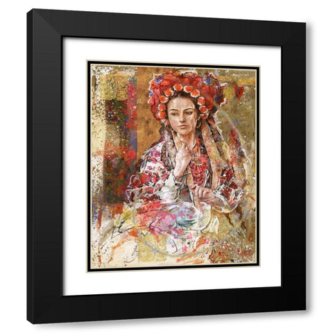 Ukraine I Black Modern Wood Framed Art Print with Double Matting by Wiley, Marta