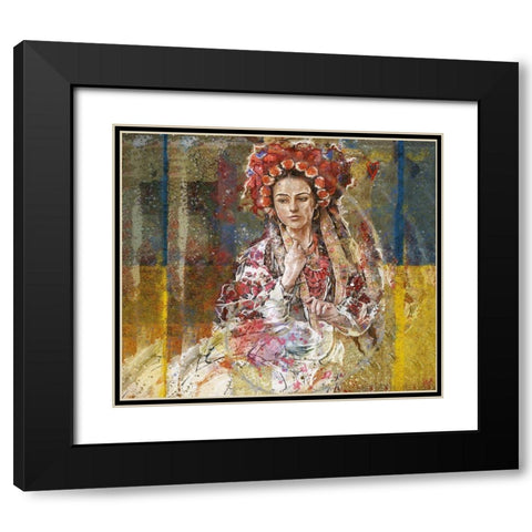 Ukraine I Vertical Black Modern Wood Framed Art Print with Double Matting by Wiley, Marta