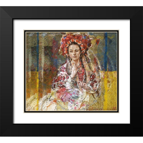 Ukraine I Vertical Black Modern Wood Framed Art Print with Double Matting by Wiley, Marta