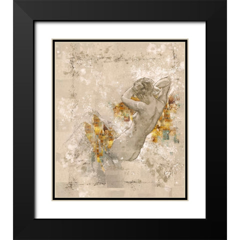 Nude I Black Modern Wood Framed Art Print with Double Matting by Wiley, Marta