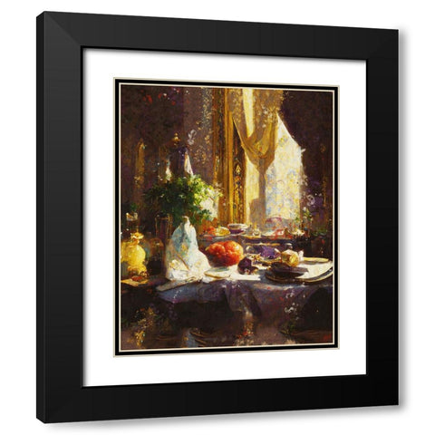 Abundance I Black Modern Wood Framed Art Print with Double Matting by Wiley, Marta