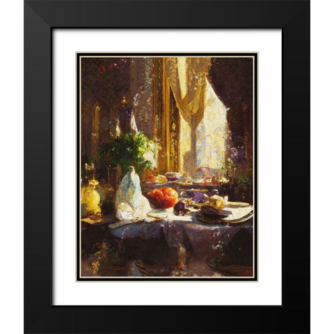Abundance I Black Modern Wood Framed Art Print with Double Matting by Wiley, Marta