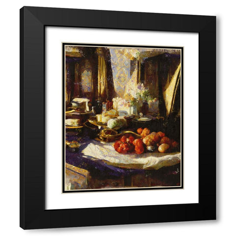 Abundance II Black Modern Wood Framed Art Print with Double Matting by Wiley, Marta
