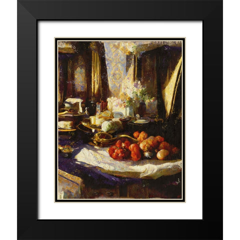 Abundance II Black Modern Wood Framed Art Print with Double Matting by Wiley, Marta