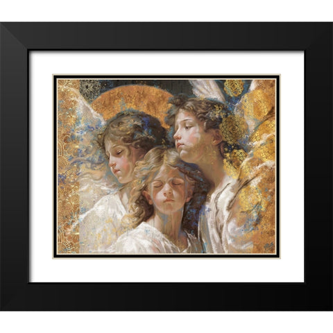 Little Angels III Black Modern Wood Framed Art Print with Double Matting by Wiley, Marta