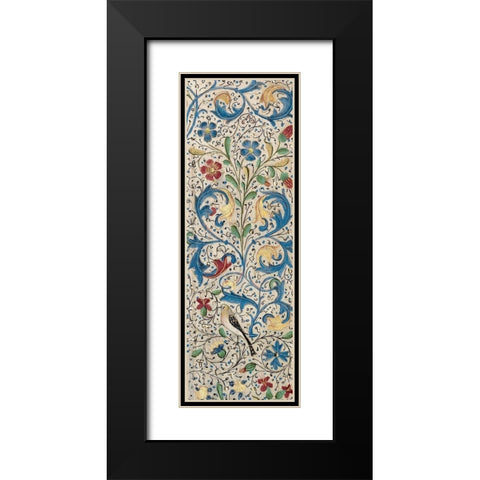 Border Detail - Vertical Panel - Adam and Eve Eating the Forbidden Fruit Black Modern Wood Framed Art Print with Double Matting by Vrelant, Wilem