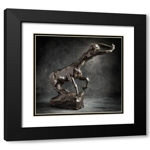 Female Centaur, ca. 1887-1889 Black Modern Wood Framed Art Print with Double Matting by Rodin, Auguste