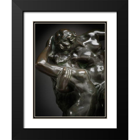 Eternal Spring, ca. 1881-1884 Black Modern Wood Framed Art Print with Double Matting by Rodin, Auguste