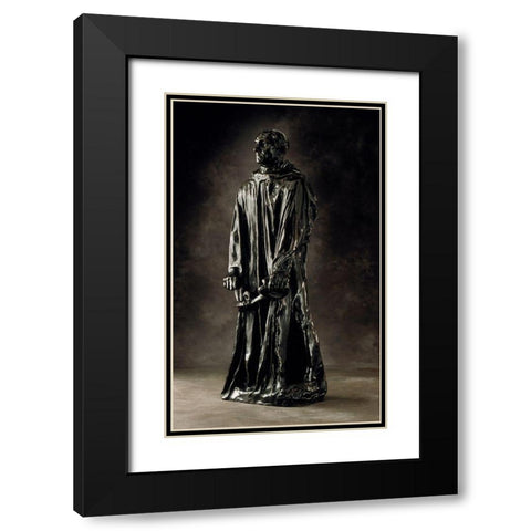 Jean dAire, ca. 1886-1895 Black Modern Wood Framed Art Print with Double Matting by Rodin, Auguste