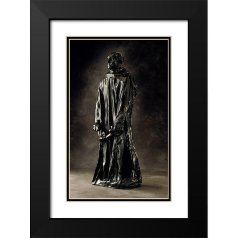 Jean dAire, ca. 1886-1895 Black Modern Wood Framed Art Print with Double Matting by Rodin, Auguste