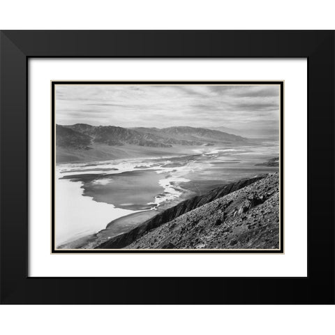 Death Valley National Monument, California - National Parks and Monuments, 1941 Black Modern Wood Framed Art Print with Double Matting by Adams, Ansel