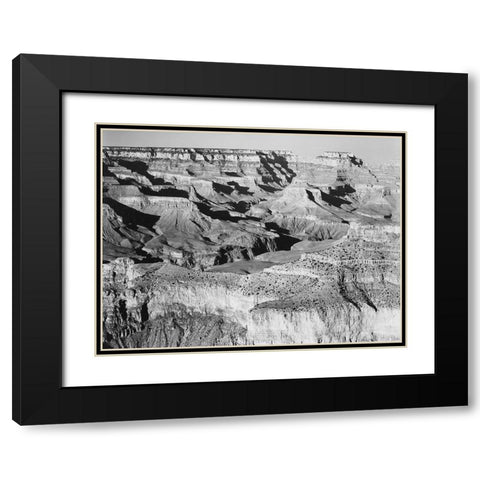 Grand Canyon National Park, Arizona - National Parks and Monuments, 1940 Black Modern Wood Framed Art Print with Double Matting by Adams, Ansel