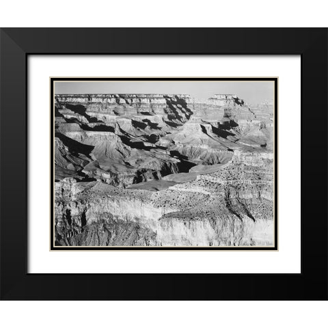 Grand Canyon National Park, Arizona - National Parks and Monuments, 1940 Black Modern Wood Framed Art Print with Double Matting by Adams, Ansel