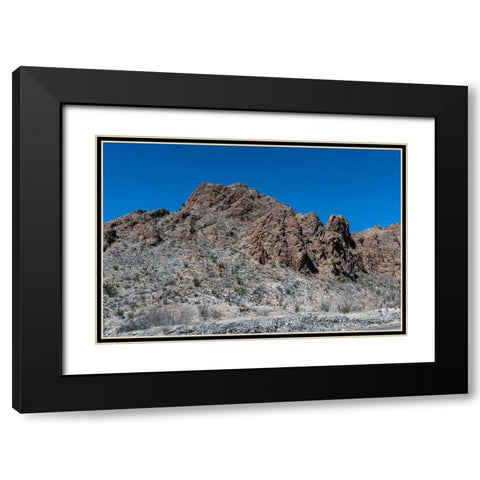 Scenery in Big Bend National Park, TX Black Modern Wood Framed Art Print with Double Matting by Highmith, Carol