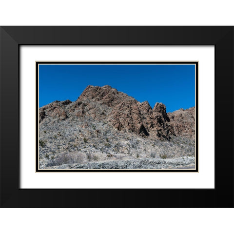 Scenery in Big Bend National Park, TX Black Modern Wood Framed Art Print with Double Matting by Highmith, Carol