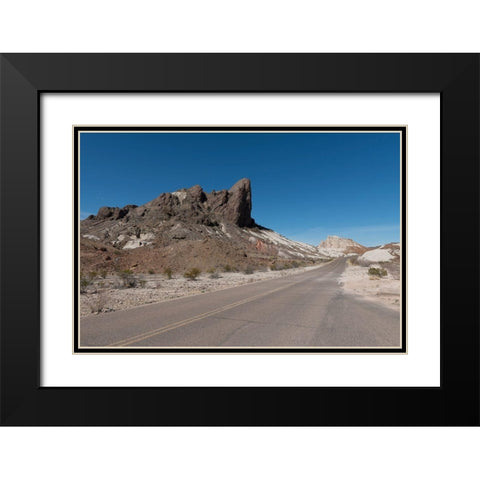 Scenery in Big Bend National Park, TX Black Modern Wood Framed Art Print with Double Matting by Highmith, Carol