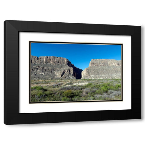 Scene from Big Bend National Park in Brewster County, TX Black Modern Wood Framed Art Print with Double Matting by Highmith, Carol