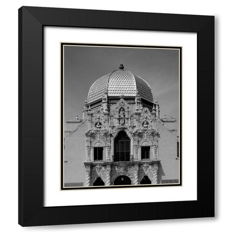 Garfield Park Golden Dome Fieldhouse Chicago Illinois Black Modern Wood Framed Art Print with Double Matting by Highsmith, Carol