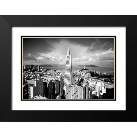 Transamerica Tower San Francisco California Black Modern Wood Framed Art Print with Double Matting by Highsmith, Carol
