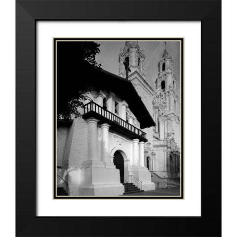 The 1791 Mission Dolores San Francisco California Black Modern Wood Framed Art Print with Double Matting by Highsmith, Carol