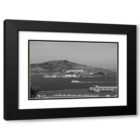 Alcatraz Island San Francisco California Black Modern Wood Framed Art Print with Double Matting by Highsmith, Carol