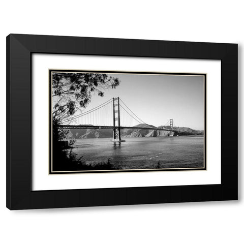 Golden Gate Bridge San Francisco California Black Modern Wood Framed Art Print with Double Matting by Highsmith, Carol