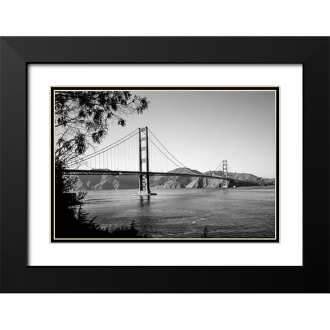 Golden Gate Bridge San Francisco California Black Modern Wood Framed Art Print with Double Matting by Highsmith, Carol