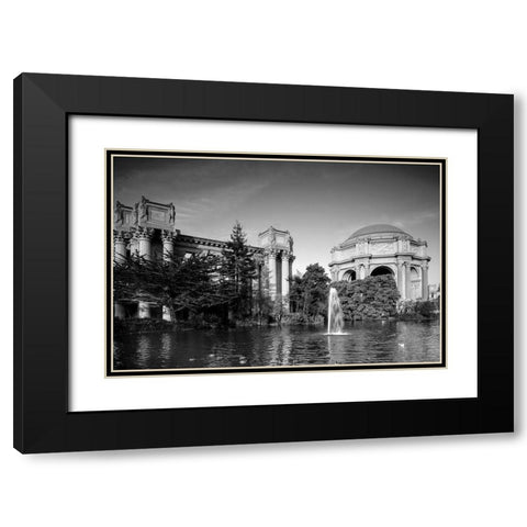 Palace of Fine Arts San Francisco California Black Modern Wood Framed Art Print with Double Matting by Highsmith, Carol