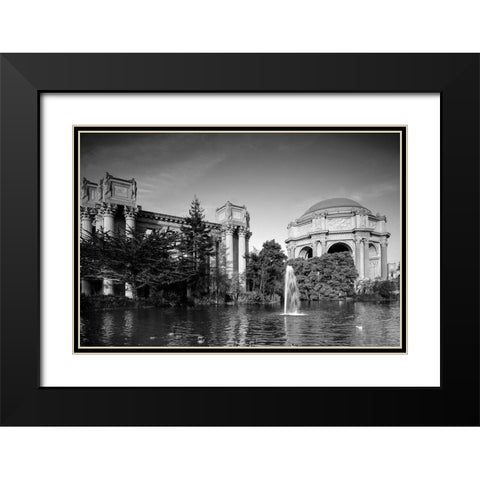 Palace of Fine Arts San Francisco California Black Modern Wood Framed Art Print with Double Matting by Highsmith, Carol