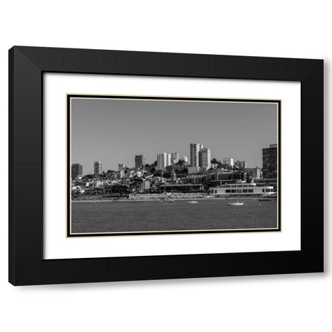 View of Ghiradelli Square in San Francisco California Black Modern Wood Framed Art Print with Double Matting by Highsmith, Carol