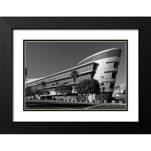Staples Center sports arena Los Angeles California Black Modern Wood Framed Art Print with Double Matting by Highsmith, Carol
