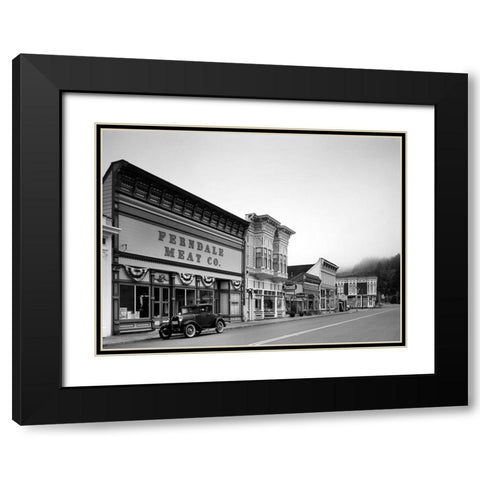 Ferndale California Black Modern Wood Framed Art Print with Double Matting by Highsmith, Carol