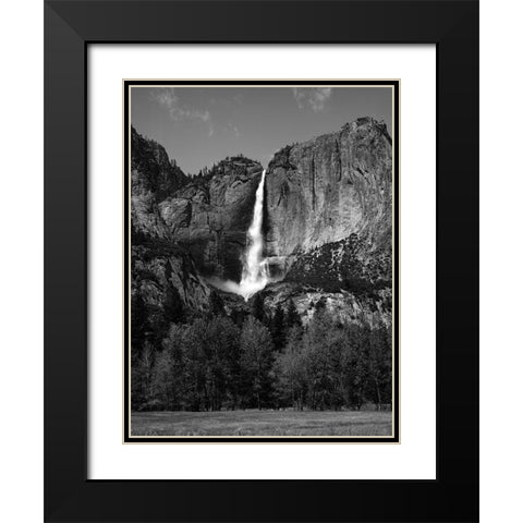 Yosemite Falls Yosemite National Park California Black Modern Wood Framed Art Print with Double Matting by Highsmith, Carol