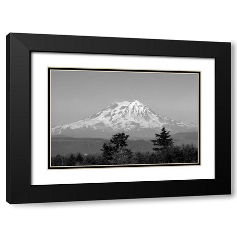 Mount Shasta California Black Modern Wood Framed Art Print with Double Matting by Highsmith, Carol