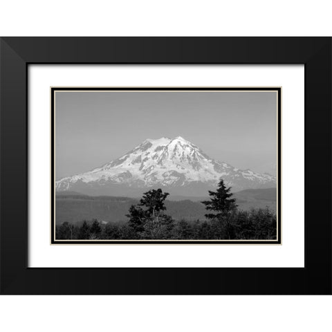 Mount Shasta California Black Modern Wood Framed Art Print with Double Matting by Highsmith, Carol