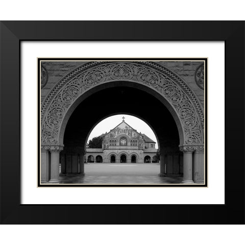 Stanford Universitys 1903 Memorial Church in Palo Alto California Black Modern Wood Framed Art Print with Double Matting by Highsmith, Carol