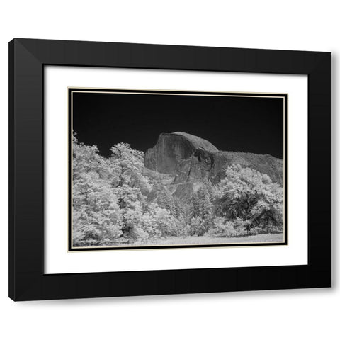 Half Dome in Yosemite National Park California Black Modern Wood Framed Art Print with Double Matting by Highsmith, Carol