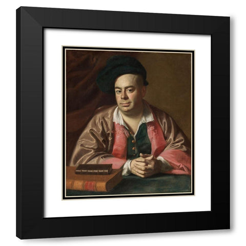 Nathaniel Hurd Black Modern Wood Framed Art Print with Double Matting by Copley, John Singleton