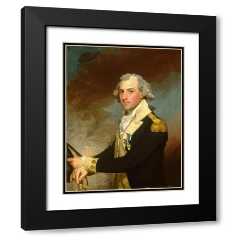 Matthew Clarkson 1794 Black Modern Wood Framed Art Print with Double Matting by Stuart, Gilbert