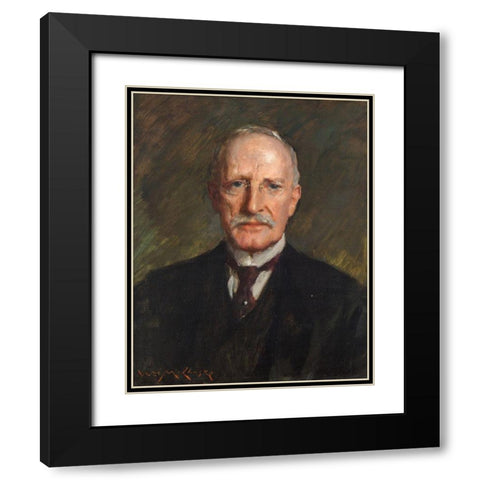 Edward Guthrie Kennedy 1895 Black Modern Wood Framed Art Print with Double Matting by Chase, William Merritt
