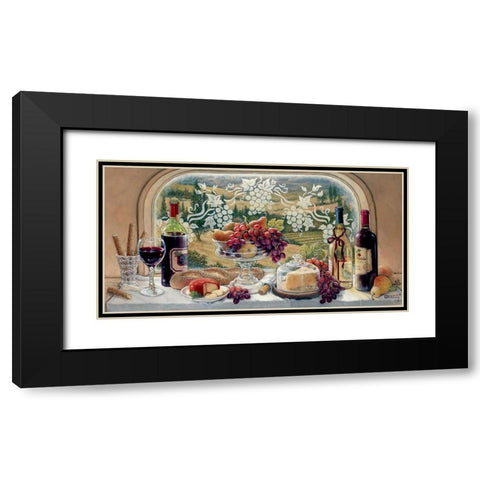 Harvest Celebration II Black Modern Wood Framed Art Print with Double Matting by Kruskamp, Janet