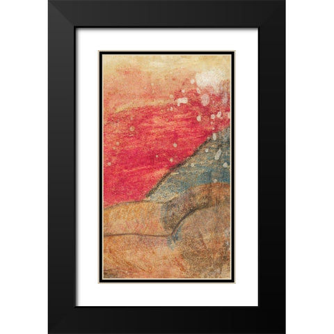 Reclining Tahitian (fragment) Black Modern Wood Framed Art Print with Double Matting by Gauguin, Paul