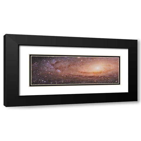 Messier 31 in Andromeda Black Modern Wood Framed Art Print with Double Matting by NASA