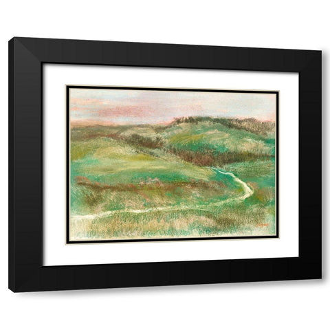 16 Black Modern Wood Framed Art Print with Double Matting by Degas, Edgar