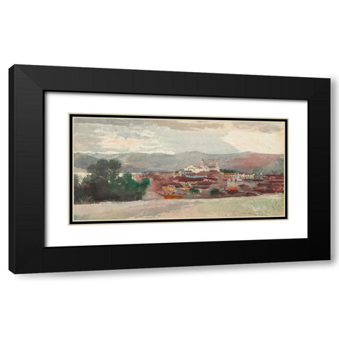 View of Santiago de Cuba Black Modern Wood Framed Art Print with Double Matting by Homer, Winslow