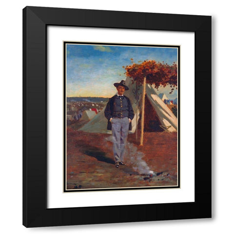 Albert Post Black Modern Wood Framed Art Print with Double Matting by Homer, Winslow