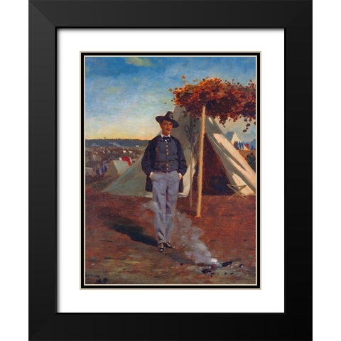 Albert Post Black Modern Wood Framed Art Print with Double Matting by Homer, Winslow