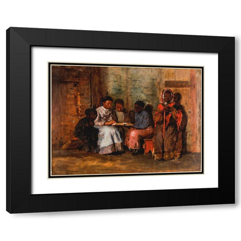Sunday Morning in Virginia Black Modern Wood Framed Art Print with Double Matting by Homer, Winslow